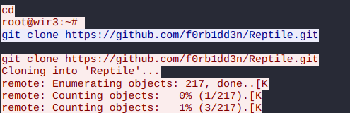 Attacker downloads something from GitHub